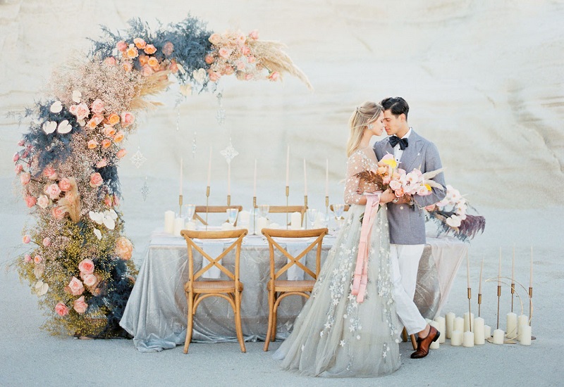 Celestial Wedding Ideas with Starry Night Dress & Star-Themed Celebrations